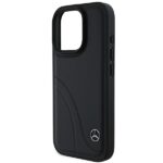 Mercedes MEHCP16L23RBCSK iPhone 16 Pro 6.3" czarny/black hardcase MB Curved Stitches Leather - imagine 6