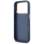 Case Guess 4G Triangle Logo MagSafe for iPhone 17 Pro blue gold - imagine 7