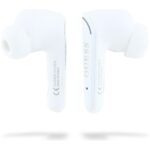 Headphones TWS Guess Flat Classic Logo Electroplated white - imagine 5