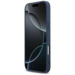 Guess Leather 4G Triangle Strass MagSafe case for iPhone 17 Pro Max blue - imagine 5