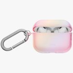 Case UNIQ Iridescia for AirPods Pro 3 Hang Case pink prism - imagine 2