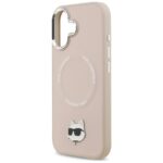 Karl Lagerfeld Choupette Pin MagSafe Case for iPhone 17 Pink - imagine 7