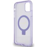 Guess GUHMN61HRSGSU iPhone 11 / Xr 6.1" purple hardcase Ring Stand Script Glitter MagSafe - imagine 7