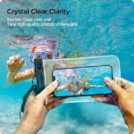 Spigen Waterproof Case A601 Universal 2 Pcs Crystal Clear - imagine 5