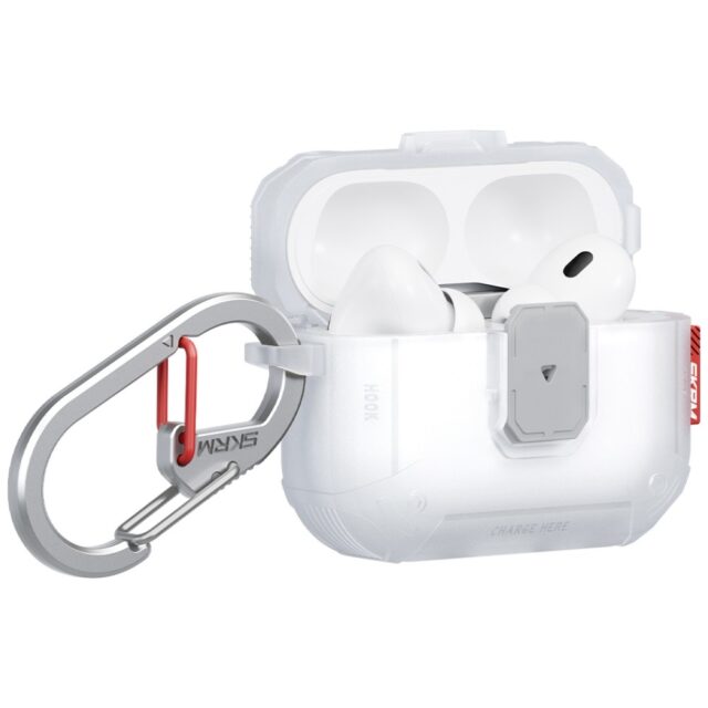 Case Skinarma Mecha LE for AirPods Pro 3 transparent - imagine 2