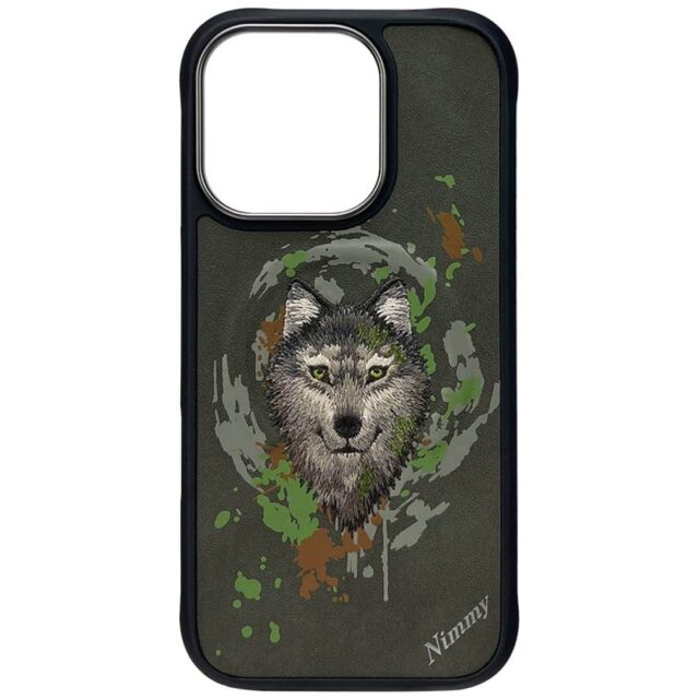 Nimmy Wolf MagSafe case for iPhone 16 Pro dark grey - imagine 4