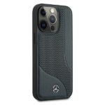 Mercedes MEHCP13XCDONA iPhone 13 Pro Max 6,7" navy hardcase Leather Perforated Area - imagine 4