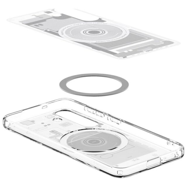 Spigen Ultra Hybrid Mag MagSafe Case for Samsung Galaxy S25 White - imagine 7