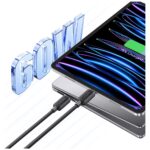 Cable USAMS KY Series US-SJ691 60W USB-C to USB-C 1m black - imagine 10