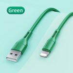 USAMS U68 Lightning 2A Fast Charge 1m green SJ500USB04 (US-SJ500) - imagine 9