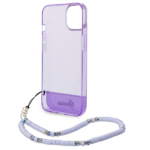 Guess GUHCP14MHGCOHU iPhone 14 Plus / 15 Plus 6.7" purple hardcase Translucent Pearl Strap - imagine 6