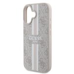 Guess GUHMP16MP4RPSP iPhone 16 Plus 6.7" pink hardcase 4G Printed Stripes MagSafe - imagine 6
