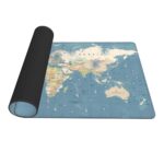 Extralink Gaming Desk Mouse Pad, Large Light World Map 40x90 cm - imagine 4