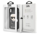 Karl Lagerfeld KLHCPXIKPUBK iPhone X/Xs hardcase black Iconic Karl Embossed - imagine 7