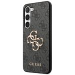Guess GUHCS24S4GMGGR S24 S921 black hardcase 4G Big Metal Logo - imagine 2