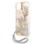 Guess GUHCP13MHFLSU iPhone 13 / 14 / 15 6,1" purple hardcase Flower Strap - imagine 6