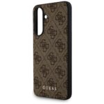 Case Guess 4G Metal Gold Logo for Samsung Galaxy A56 brown - imagine 5