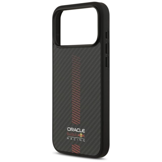 Case Red Bull Kevlar Powerbar MagSafe for iPhone 17 Pro Max black - imagine 6