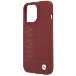 BMW BMHMP15XSLBLRE iPhone 15 Pro Max 6.7" red hardcase Silicone Big Logo MagSafe - imagine 6