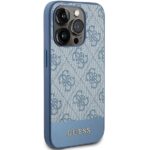 Guess GUHCP15XG4GLBL iPhone 15 Pro Max 6.7" blue hardcase 4G Stripe Collection - imagine 4
