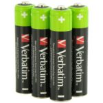 Verbatim Battery NiMH AAA 950mAh Premium HR03 4pcs black 49514