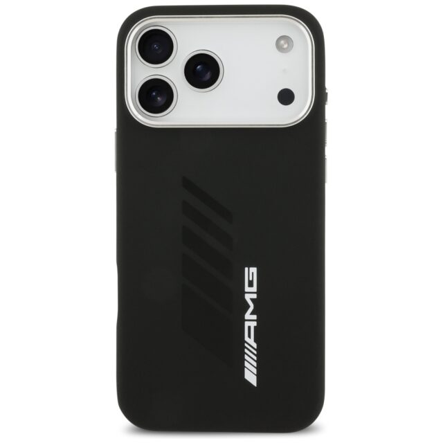 AMG Silicone Oversize Rhombs MagSafe Case for iPhone 17 Pro Max Black - imagine 3