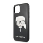 Karl Lagerfeld KLHCN58DLHBK iPhone 11Pro black Iconic Glitter Karl`s Head - imagine 4