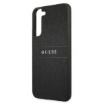 Guess GUHCS22MPSASBBK S22+ S906 black Saffiano Stripe - imagine 6
