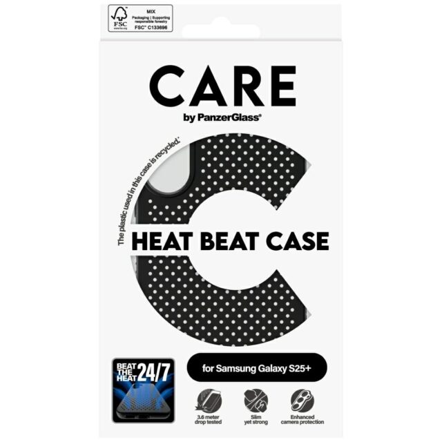 CARE by PanzerGlass Feature Heat Beat Case for Samsung Galaxy S25+ Black - imagine 4