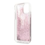 Karl Lagerfeld KLHCN65TRKSRG iPhone 11Pro Max rose gold Glitter Signature - imagine 4