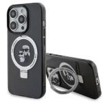 Karl Lagerfeld KLHMP13LHMRSKCK iPhone 13 Pro 6.1" black hardcase Ring Stand Karl&Choupettte Ma