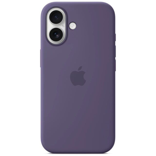 Case Apple Silicone Case MagSafe for iPhone 17 purple - imagine 4
