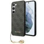 Guess GUHCS24MGF4GGR S24+ S926 black hardcase 4G Charms Collection