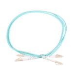 Extralink LC/UPC-LC/UPC | Patchcord | Multi Mode, OM3, Duplex, 3mm, 1m - imagine 2