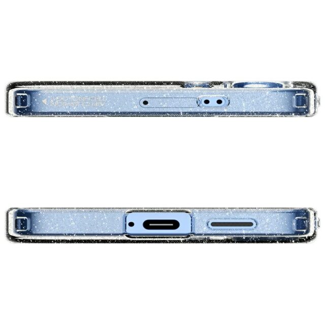 Spigen Liquid Crystal Glitter Case for Samsung Galaxy S25 Clear - imagine 5