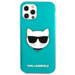Karl Lagerfeld KLHCP12LCHTRB iPhone 12 Pro Max 6,7" blue hardcase Glitter Choupette Fluo - imagine 3