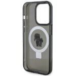 Karl Lagerfeld KLHMP15LHMRSKCK iPhone 15 Pro 6.1" black hardcase Ring Stand Karl&Choupettte Ma - imagine 7