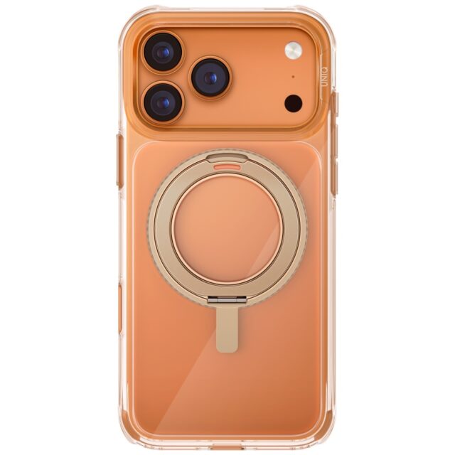 UNIQ Swivix Case for iPhone 17 Pro Max 360 Rotating Kickstand Gold - imagine 2