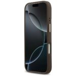 Guess 4G Logo Plate MagSafe Case for iPhone 17 Pro Brown - imagine 5