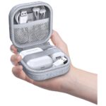 Earphones Case TWS USAMS ZB351 gray - imagine 8