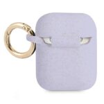 Guess GUA2SGGEU AirPods cover purple Silicone Glitter - imagine 2