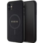 Guess GUHMN61PSAHMCK iPhone 11 / Xr 6.1"black hardcase Saffiano MagSafe