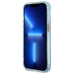 Guess GUHMP13XHTCMB iPhone 13 Pro Max 6,7" blue hard case Gold Outline Translucent MagSafe - imagine 5