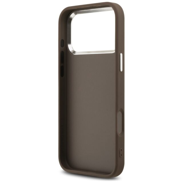 Case Guess 4G Big 4G Classic Logo for  iPhone 17 Pro Max brown silver - imagine 7