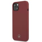 Mercedes MEHCP13MSILRE iPhone 13 / 14 / 15 6,1" red hardcase Silicone Line - imagine 2