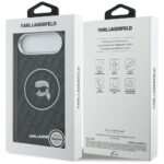 Case Karl Lagerfeld IML Karl Head Logo   MagSafe for iPhone Air black - imagine 8