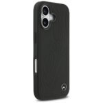 Mercedes Leather Large Laurel Leave MagSafe Case for iPhone 17 Black - imagine 4