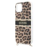 Guess GUHCP13SKBCLE iPhone 13 mini 5,4" Leopard hardcase Gold Strap - imagine 6