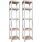 Extralink | Set of two 5-level shelves | 180x40x40 cm, 175 kg