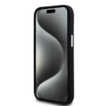 DKNY DKHMP15MSMCHLK iPhone 15 Plus / 14 Plus 6.7" black hardcase Liquid Silicone Small Metal Logo Ma - imagine 5